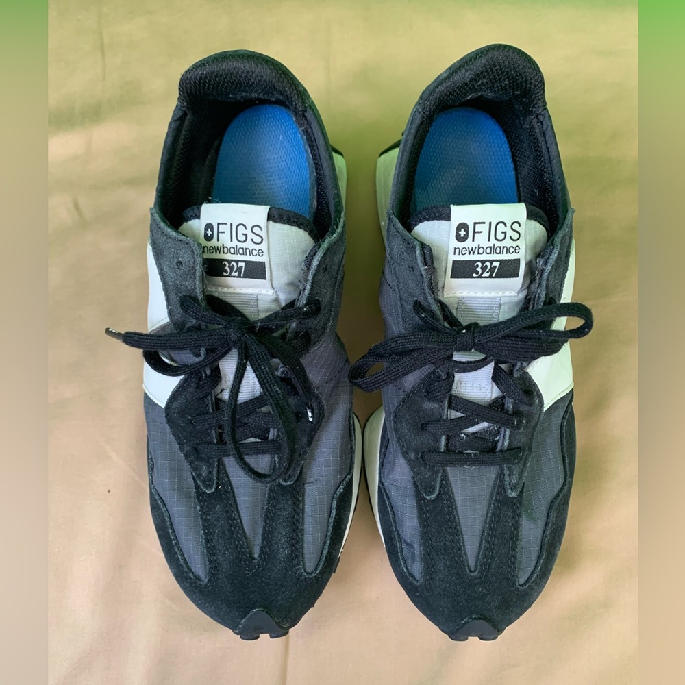 FIGS x New Balance‎ 327 Sneakers Black Gray Men’s Size 8